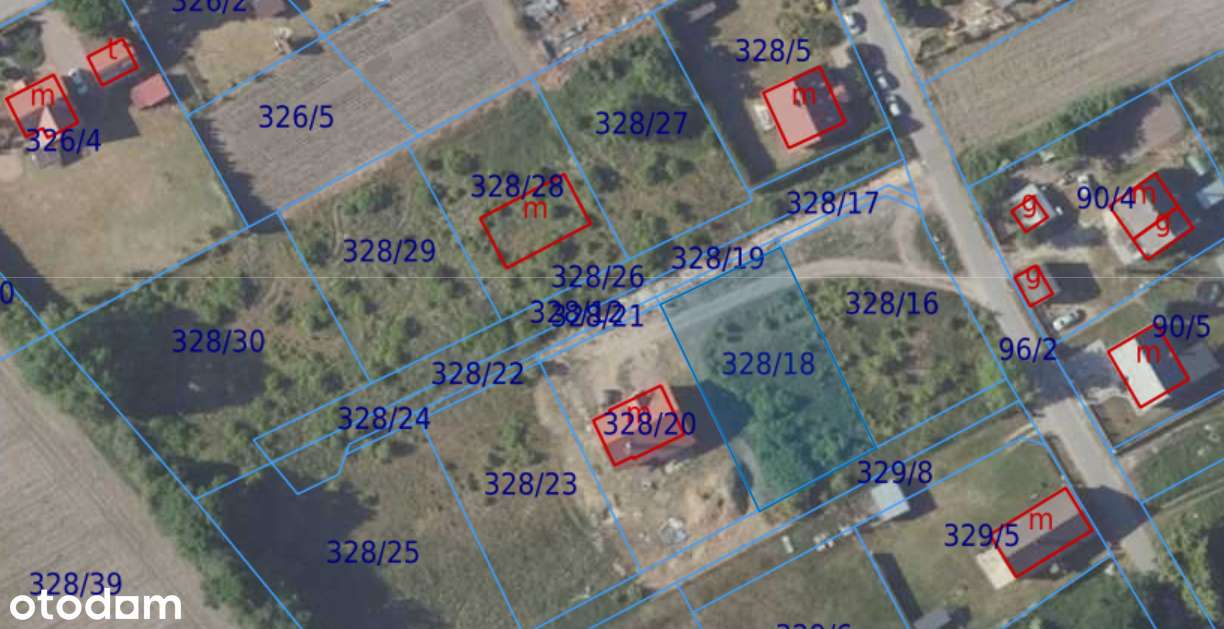 ZIELONA OKOLICA | DZIAŁKA BUDOWLANA 971 M² | MEDIA | DROGA ASFALTOWA-3