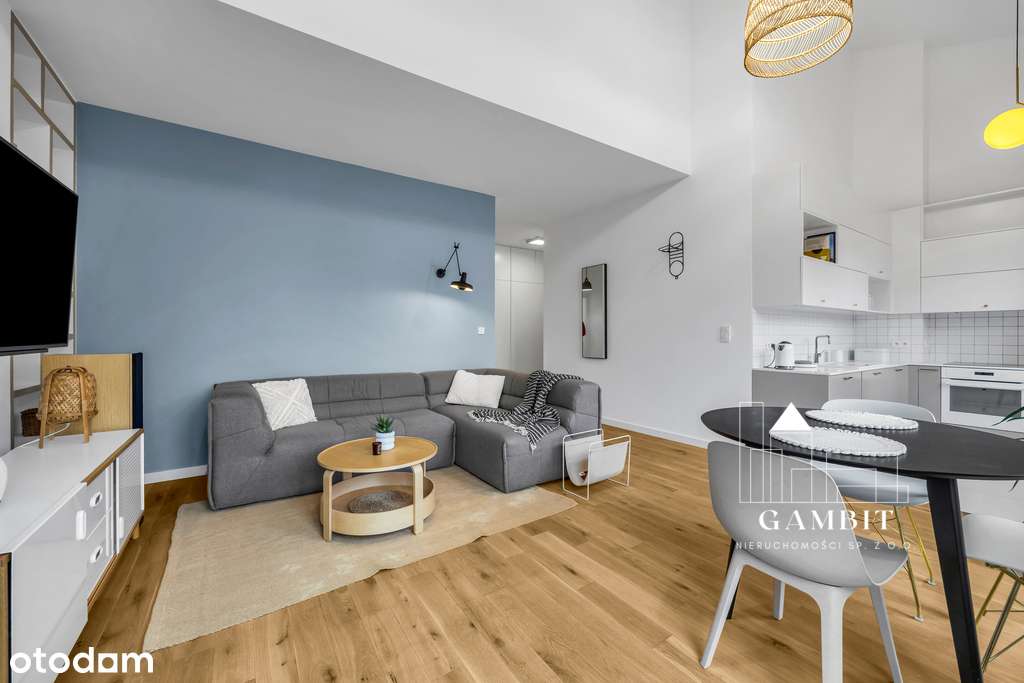 Port Praski, 5 m wysokości! 3 pok. duży taras - Pełny obrazek: 2/13