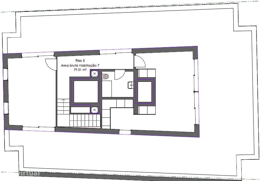 Terreno construção altura - Rua das Guardeiras - Moreira/V.N.Telha - Grande imagem: 5/6