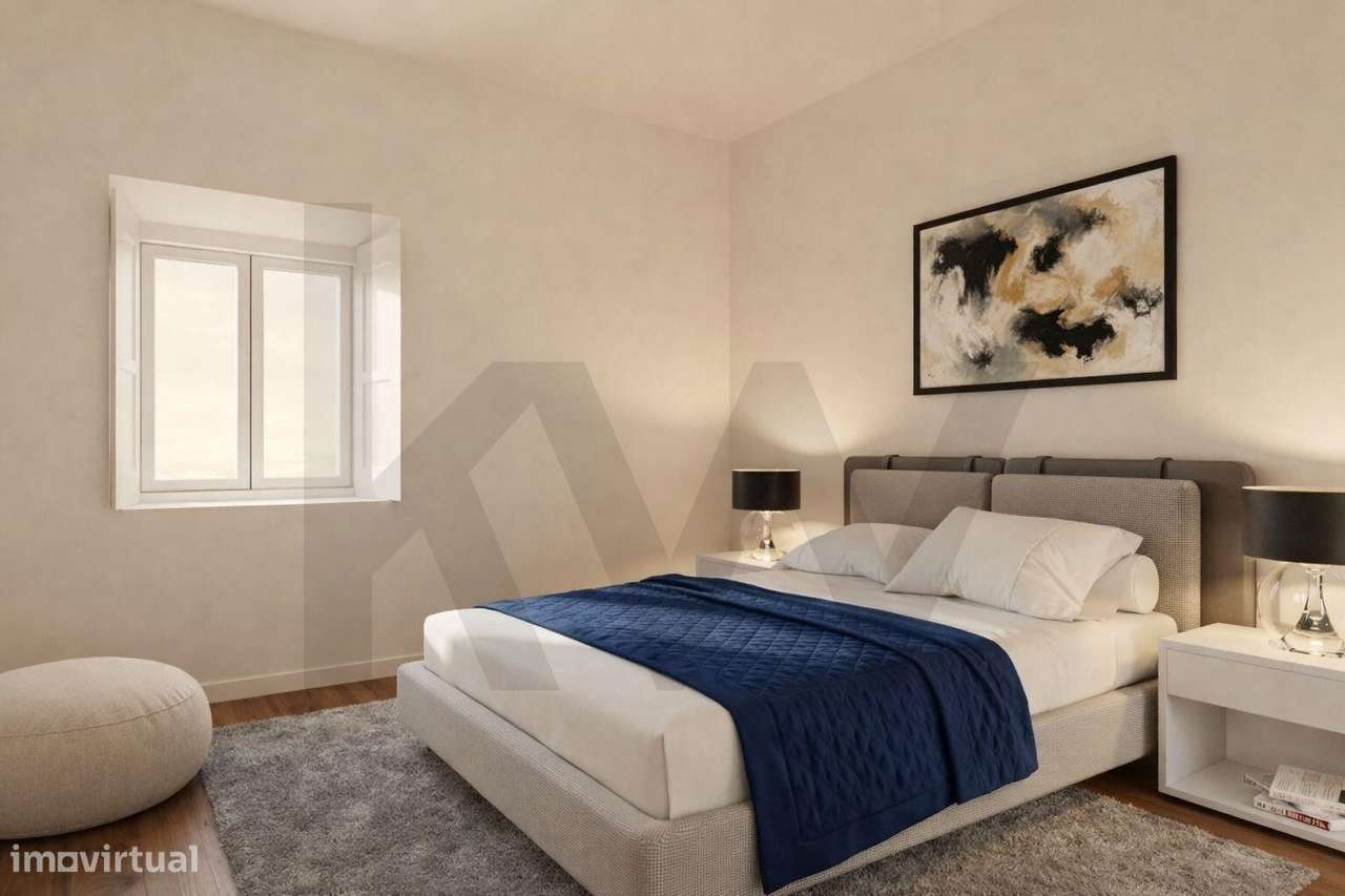 Exclusivo T2 inserido num edifício de charme com apenas 3 frações - Grande imagem: 3/8