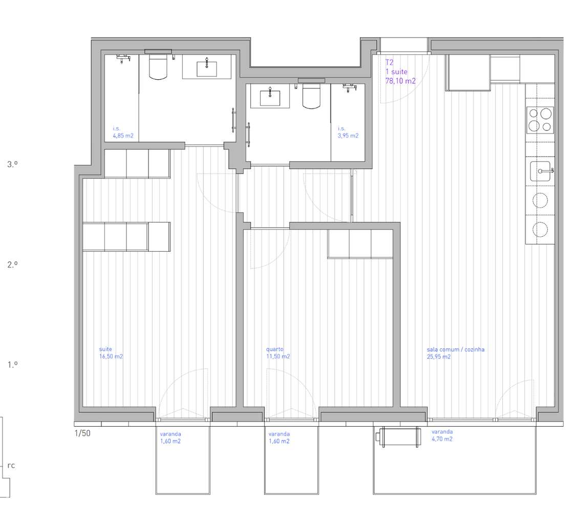 Apartamento T2 NOVO Arcozelo junto ao Intermaché e Escolas-3