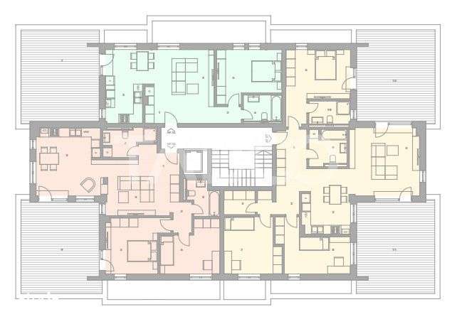 Penthouse 107 mp utili 2 terase 32 mp fiecare zona Turnisor Sibiu - Imagine principală: 2/13
