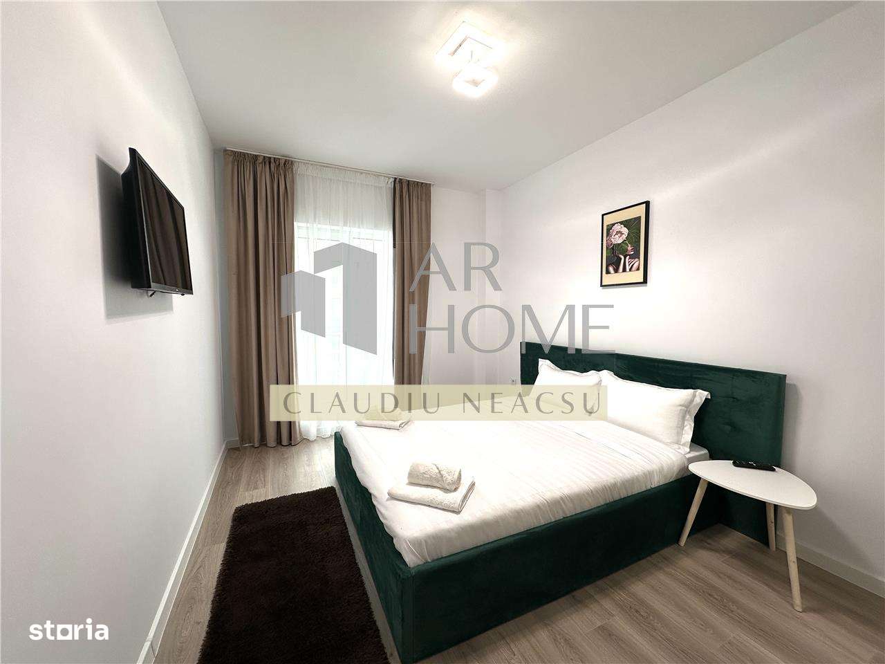 Apartament, 2 camere, prima inchiriere, cartier rezidential, parcare s - Imagine principală: 4/10