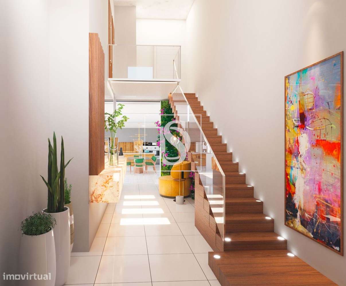 Moradia T4  c/ 2 suítes e garagem para 2 carros em Castelo Neiva - Grande imagem: 2/9