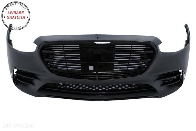 Pachet Exterior Mercedes S-Class W223 Limousine (2020-up) S450 Design Night Packag- livrare gratuita - 3