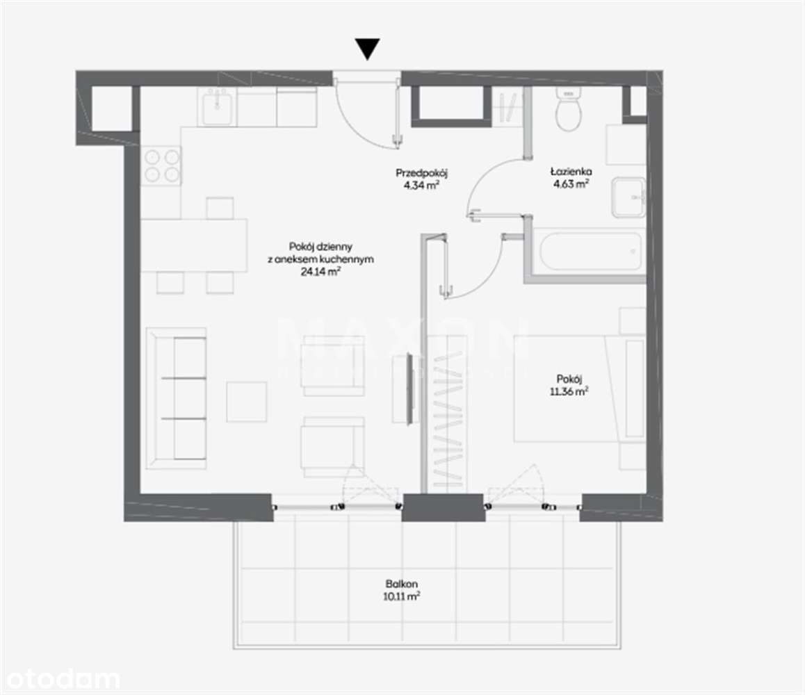 ✨Przestrzeń Pełna Ciszy I Komfortu✨Blisko Centrum✨ - Pełny obrazek: 2/6