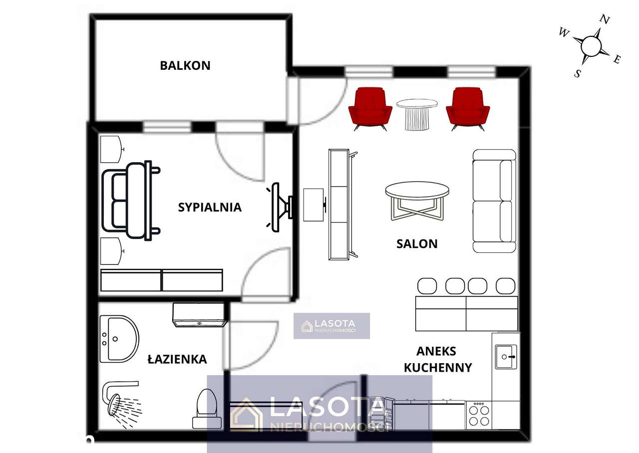 W Centrum MIASTA |2 pok.| Balkon| kom.lok|-11