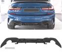 DIFUSOR TRASEIRO M PERFORMANCE PARA BMW SERIE 3 G20 G28 2019- MATTE PRETO - 1