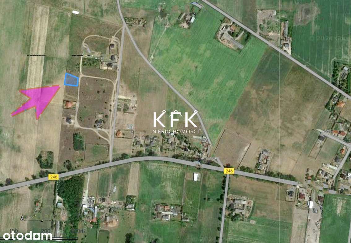 Działka budowlana  1179m2 Spokojne Osiedle - Pełny obrazek: 4/5