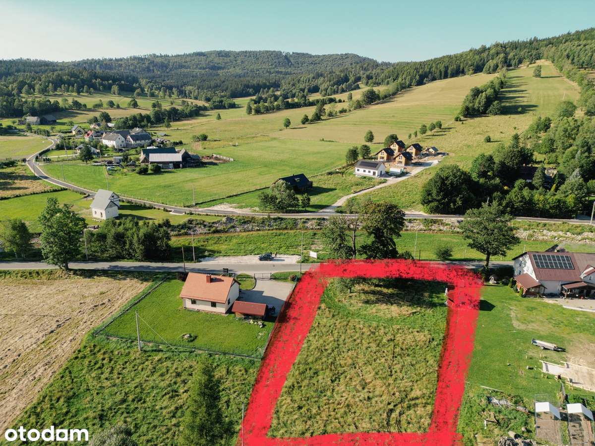 Działka 2000 m² w górach Bialskich, asfaltowy dojazd - Pełny obrazek: 4/7