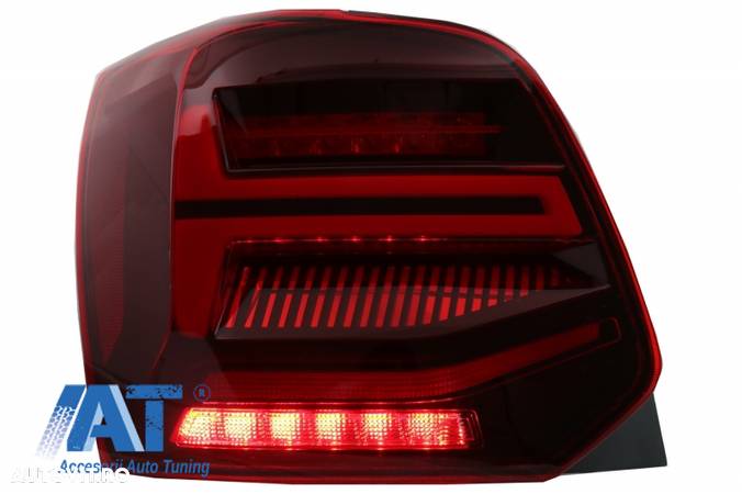 Stopuri Full LED compatibil cu VW POLO 6R 6C 61 (2011-2017) Semnal Dinamic Led Vento Look - 4