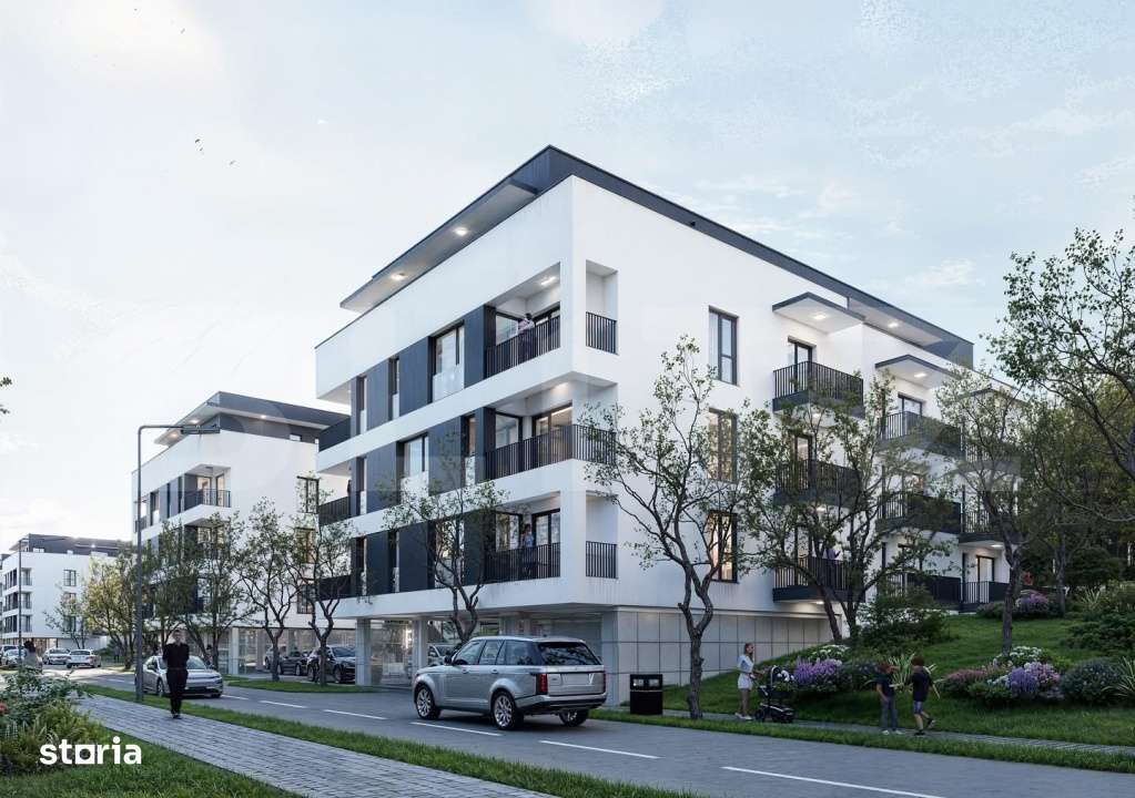 Apartament 49 mp, et 1, incalzire pardoseala, lift, parcare, privelist — fotografia 3