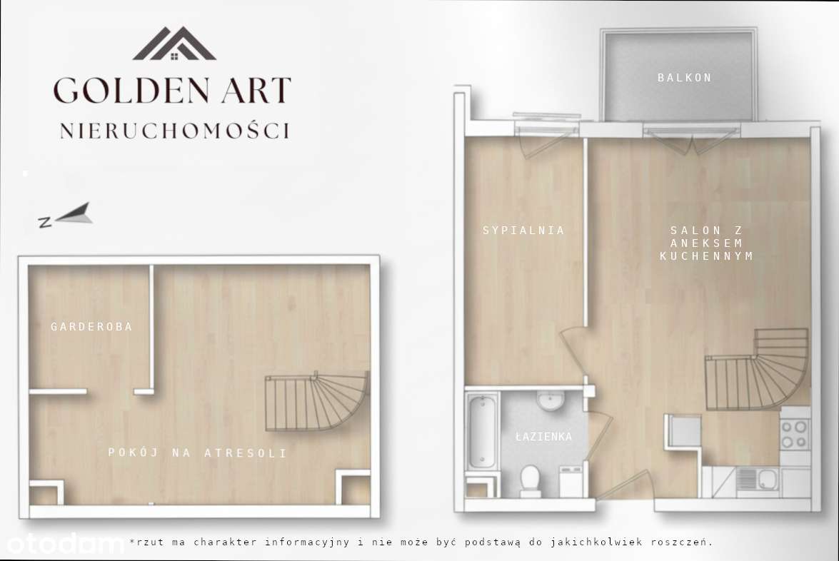 REZERWACJA - Dwupoziomowe mieszkanie 3-pokojowe w nowoczesnym wydaniu.-18