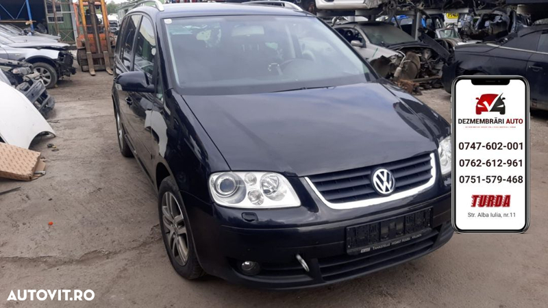 Dezmembrăm Volkswagen Touran 2005, 1.9 TDI, Cutie Automata DSG, cod motor BKC - 2