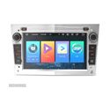 AUTO RADIO GPS ANDROID 11 CINZA CLARO PARA OPEL ASTRA H VIVARO ZAFIRA VECTRA CORSA D QUAD CORE - 1