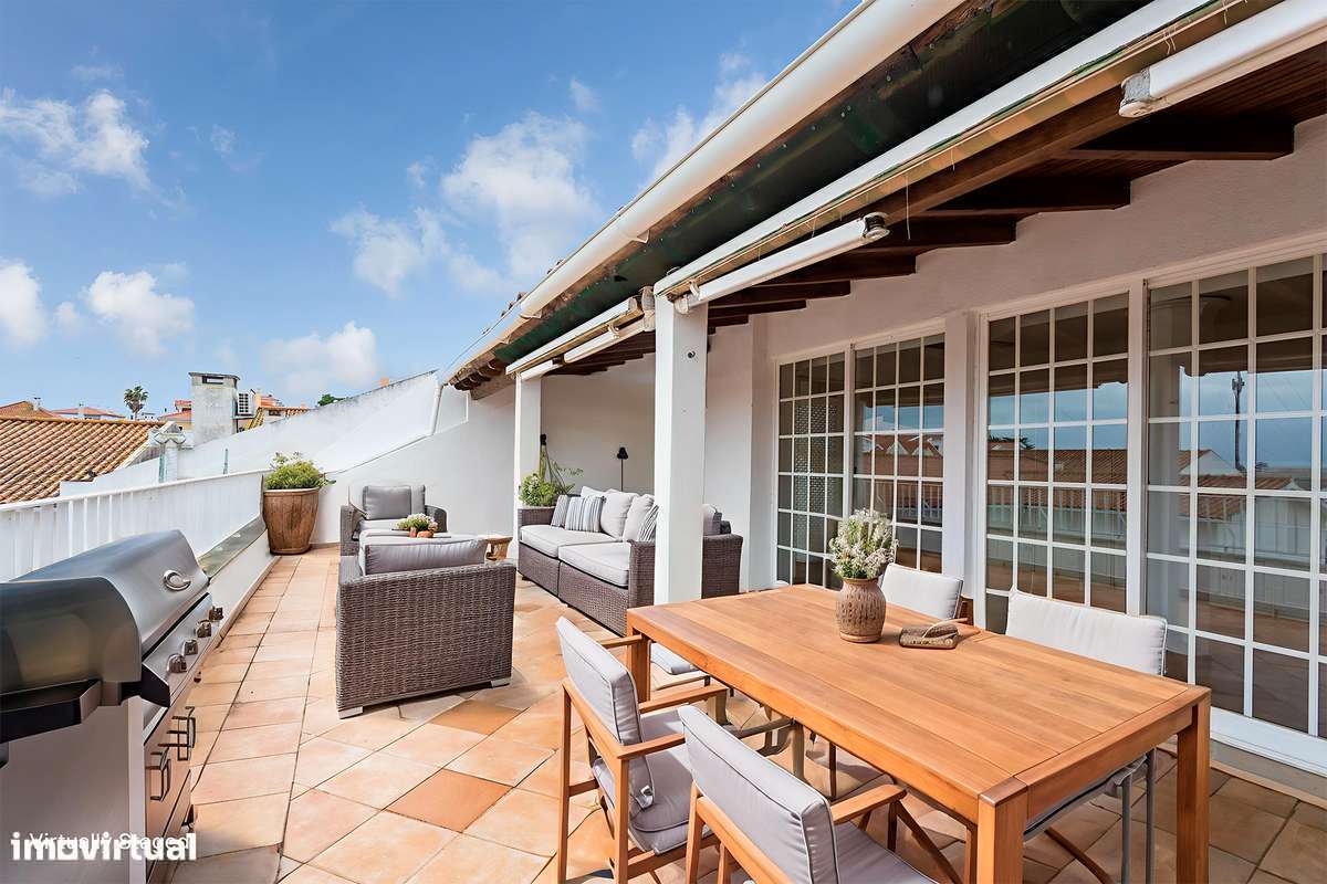 Fantástico T4 Duplex, com vista mar, em Cascais - Grande imagem: 4/34