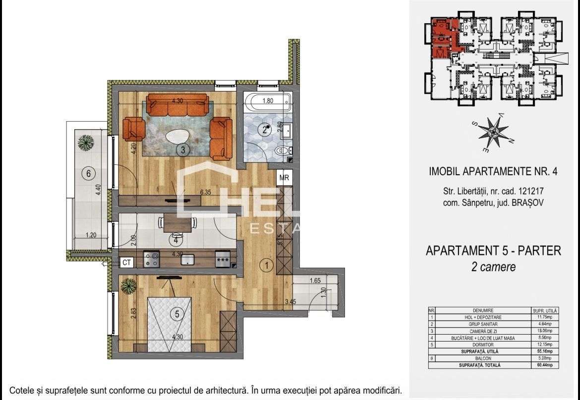 COMISION 0% / 2 Camere / Credit / Sânpetru-7