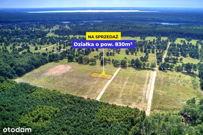 Dołgie, działka budowlana 830 m2, cicha okolica-0