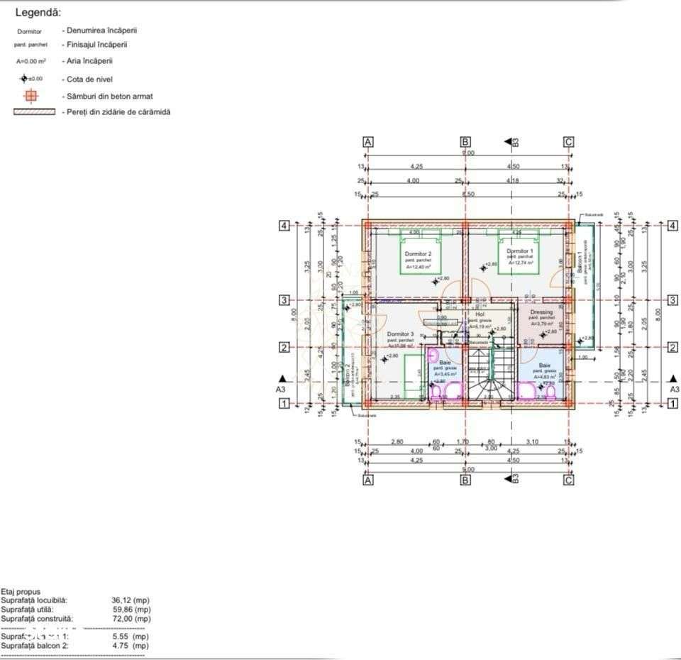 Casa Moderna 5 camere 120 mp-teren 300 mp-2 balcoane-Zona Centura - Imagine principală: 3/4