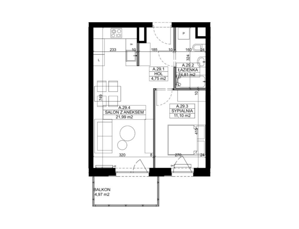 BEZ PROWIZJI | 43 m² | balkon | oddanie 31.12.2025-1