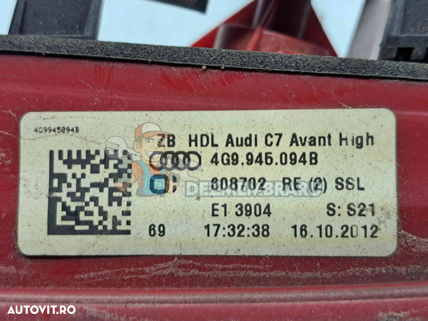 Stop haion dreapta Audi A6 (4G5, C7) Avant [Fabr 2011-2017] 4G9945094B - 3
