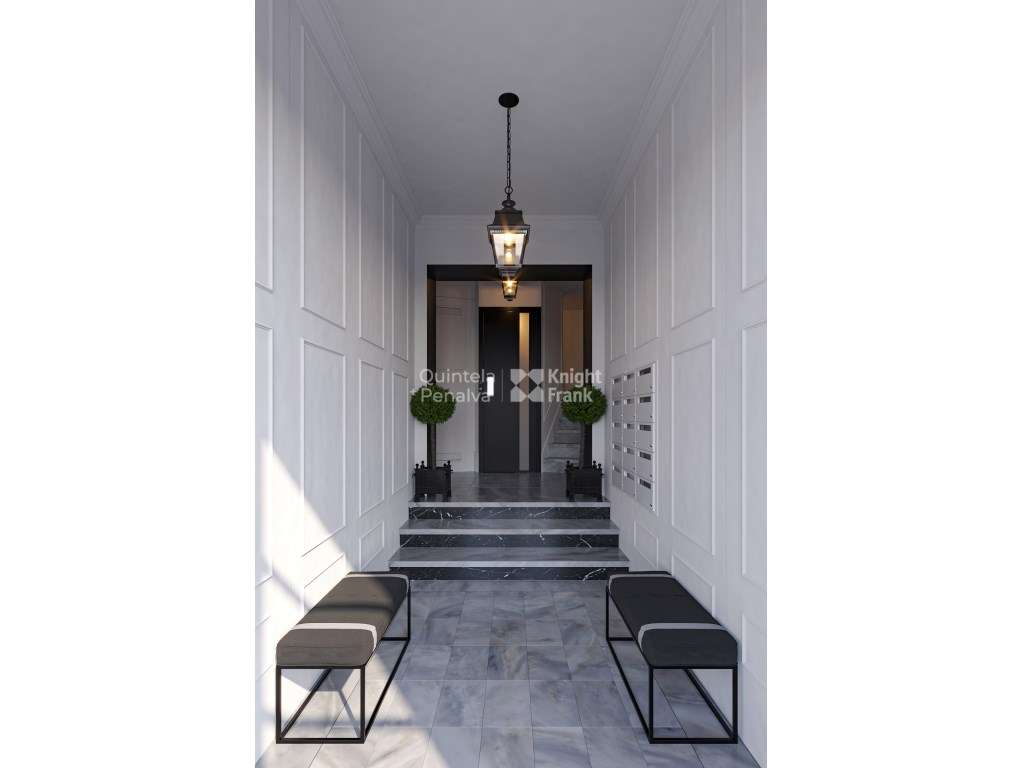 Apartamento T1, novo com pátio, situado na Lapa. - Grande imagem: 5/6