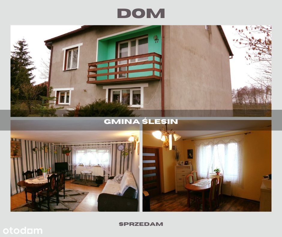 Gmina Ślesin – domek na wsi