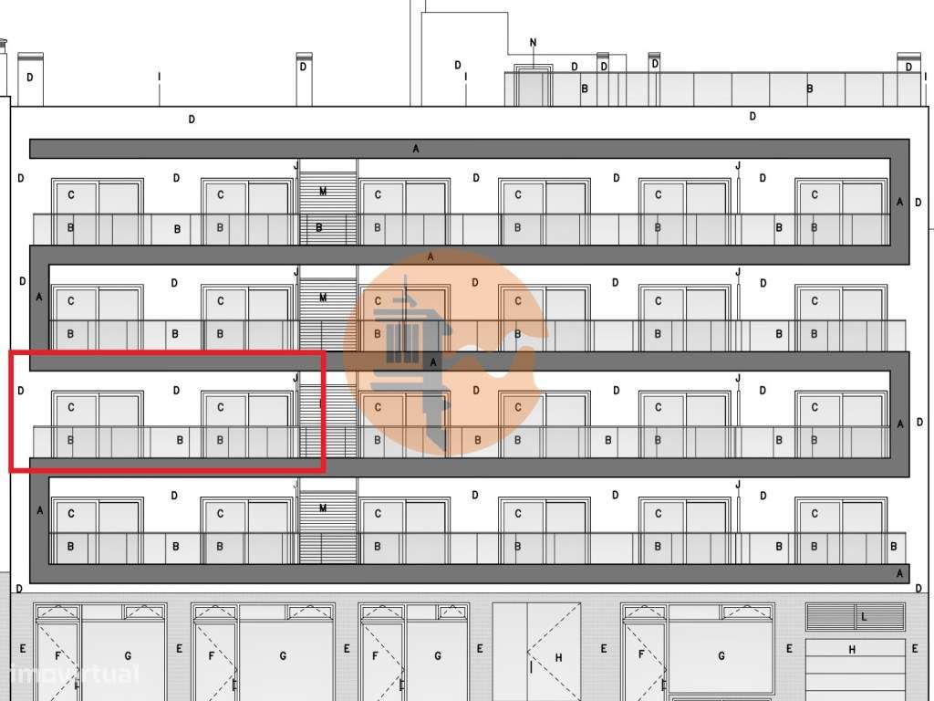 Apartamento T3 com piscina no terraço e garagem na cave - Novo - Ol... - Grande imagem: 5/57