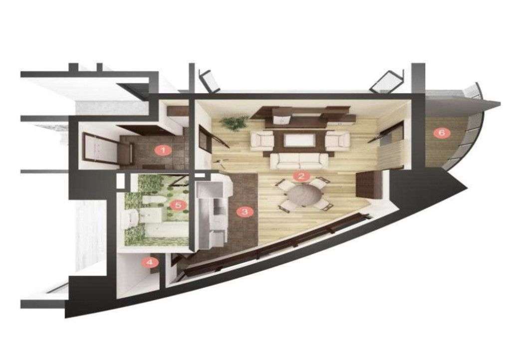 Apartament de vanzare tip studio cu o camera, in zona Manastur - Imagine principală: 5/5