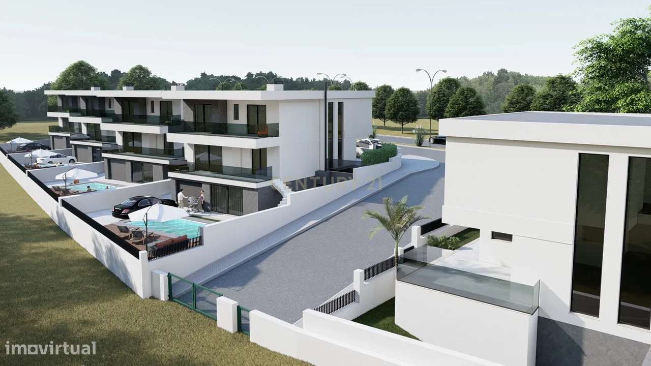 4 lotes de terrenos com projeto aprovado para moradia 4 moradias T5 de - Grande imagem: 5/22