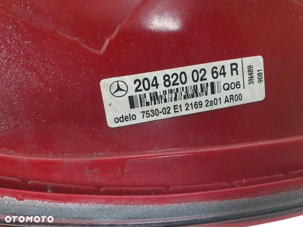 Mercedes C klasa W204 lampa tylna prawa. - 5
