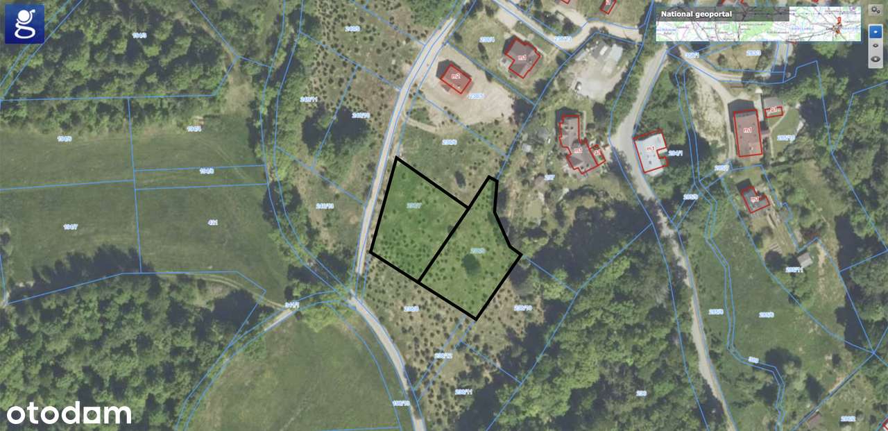 Działki budowlane Staniszów | 1201 m² i 1260 m² | Widok na Góry - Pełny obrazek: 4/5