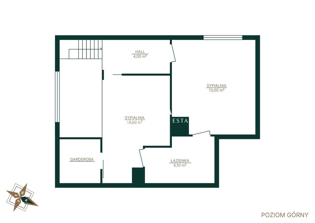Piękne, dwupoziomowe mieszkanie, ostatnie piętro-18