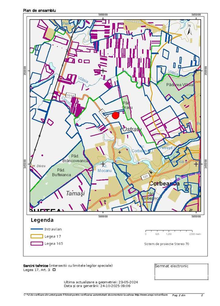 Teren de vanzare – 60.000 mp – Corbeanca – PUZ in lucru-2
