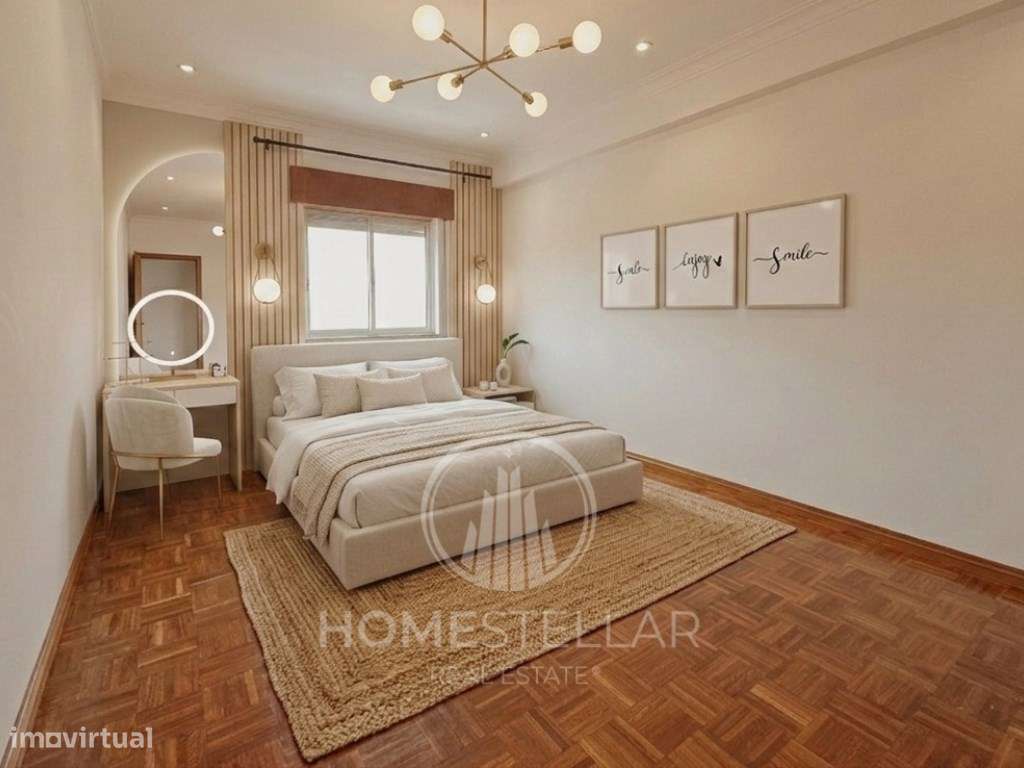 Apartamento T3 com varanda e arrecadação-17