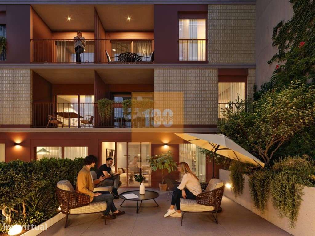 T0+1 novo com terraço - Matosinhos Sul Royal - Carofini - Grande imagem: 4/32