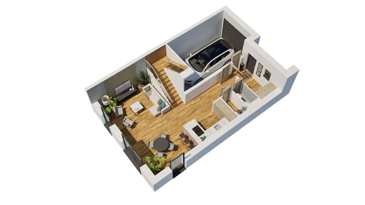 Nowoczesne Bliźniaki ul. Budowlana, Jędrzychów-5