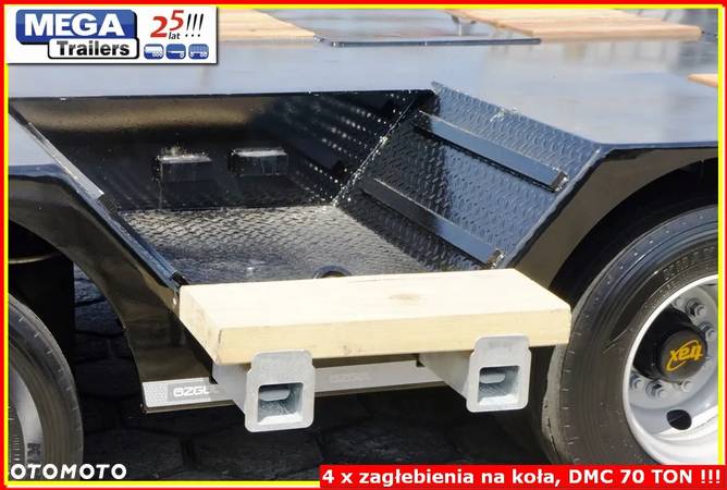 Inny Niskopodłogwa 4x zagłębiana MEGA Trailers, 4-osie, Ład. 58 TON ! - 24