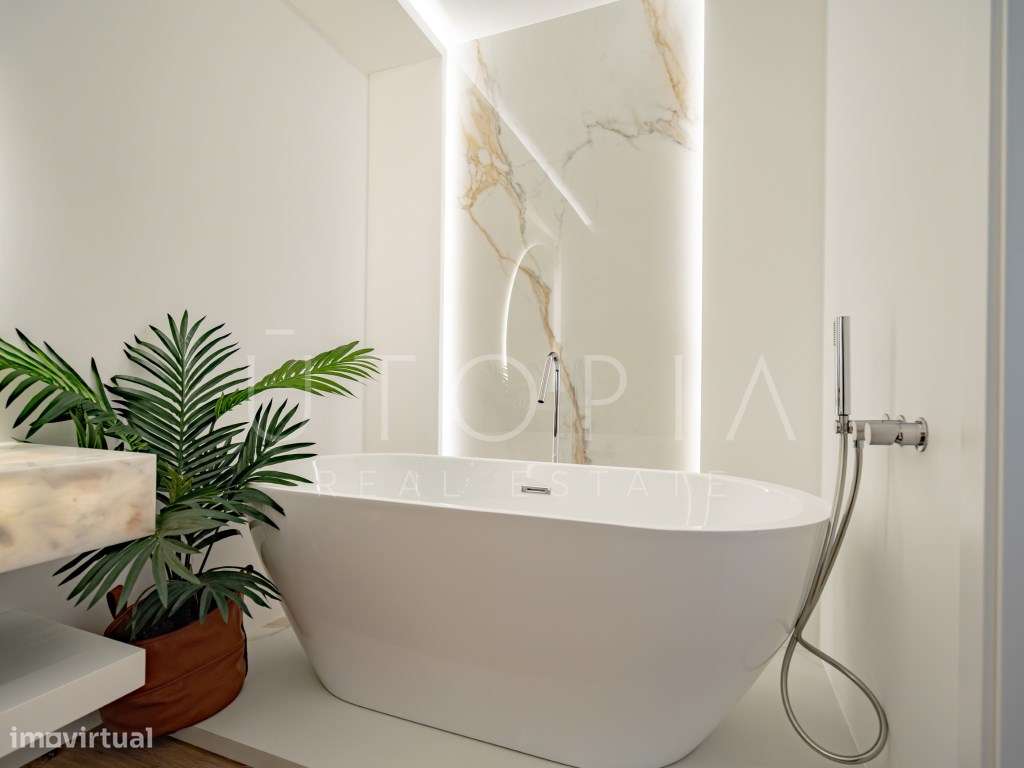T4 novo com terraço, sala de cinema e piscina - D. João III Prestig...-37