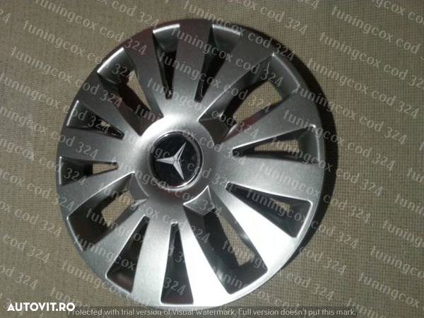 Capace roti MERCEDES-BENZ R15 La set de 4 buc,Capace janata aliaj - 2