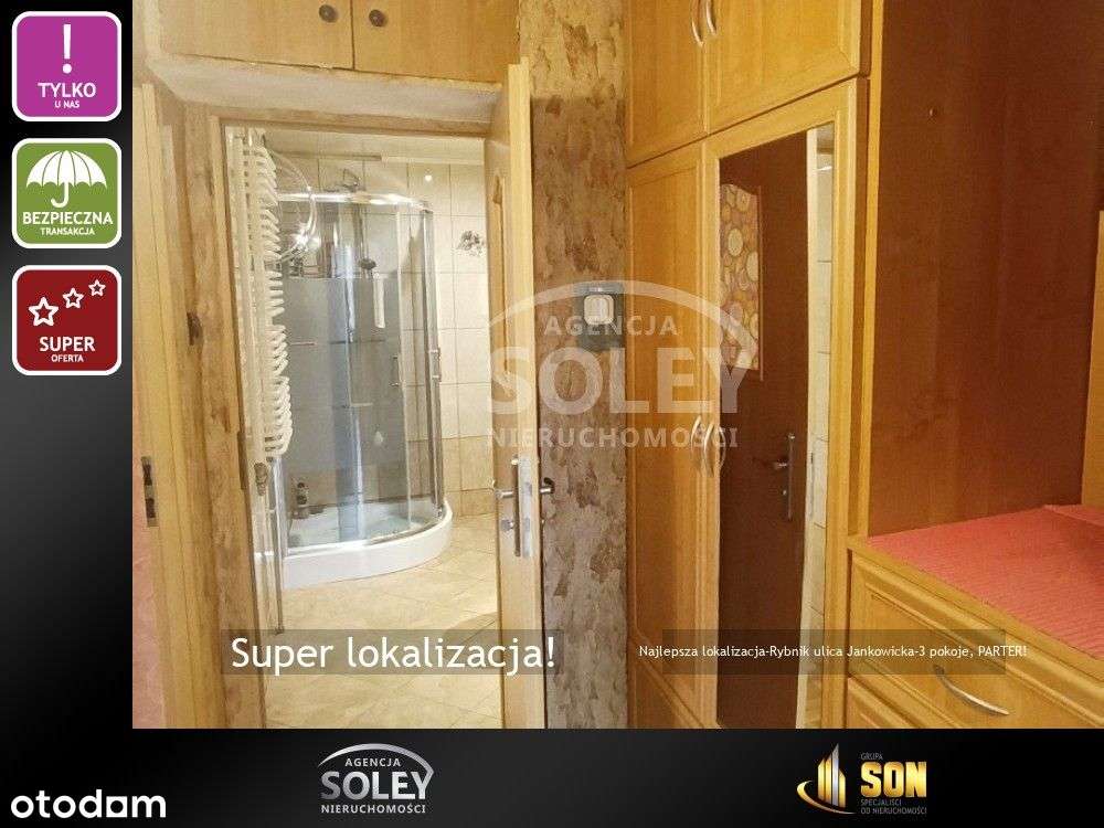 Niższa cena-Parter-Jankowicka-3 pokoje-odrębna kuchnia-10