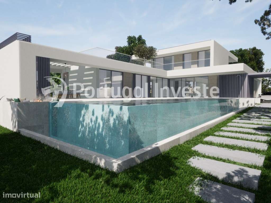 Magnifico terreno de 1307 m2, com projecto aprovado moradia T6 com ... - Grande imagem: 2/30