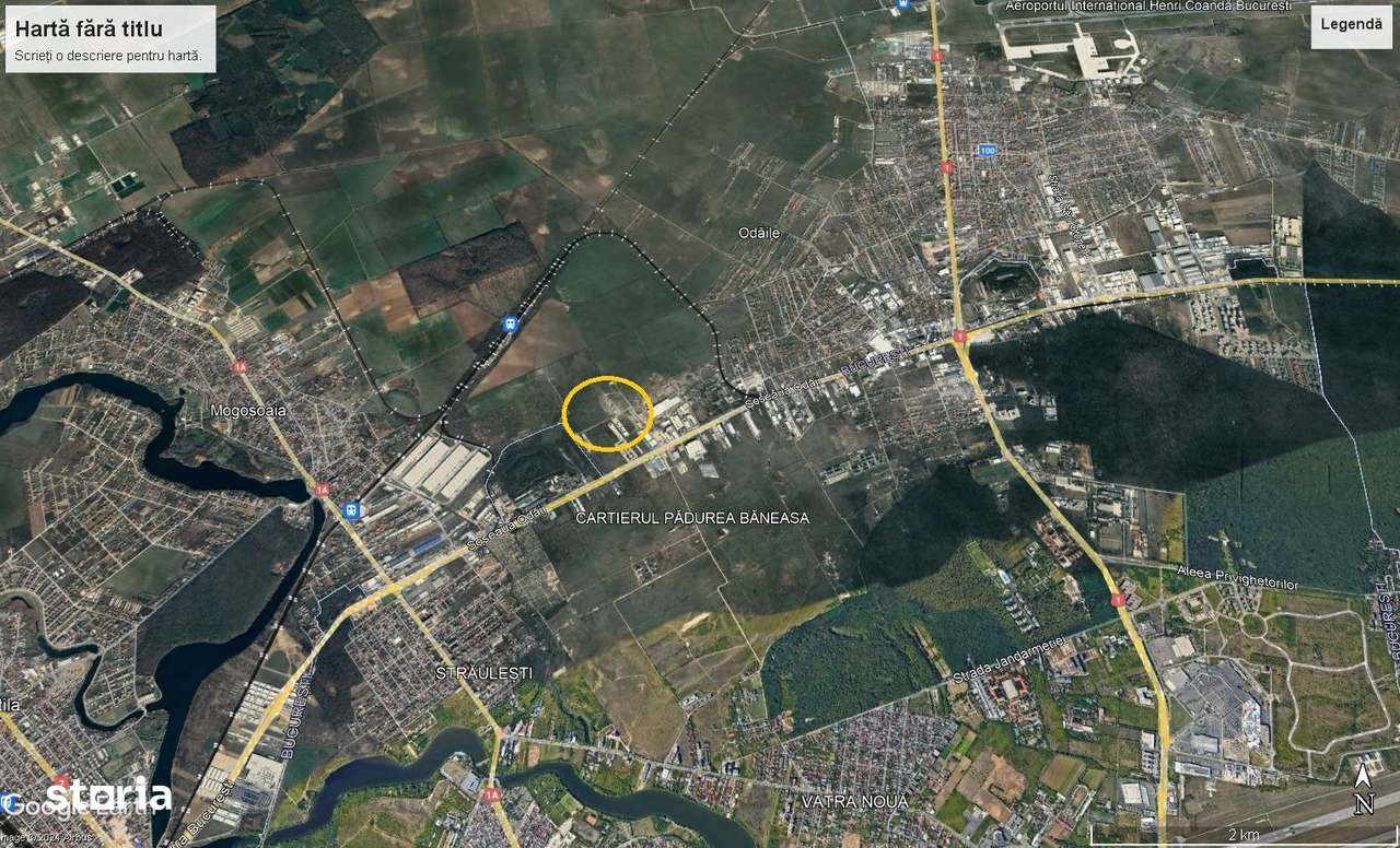 Teren intravilan cu autorizatie de construire Soseaua de centura Odai - Imagine principală: 3/3