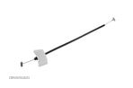 Cablu deschidere usa fata Smart Fortwo W450 1998-2007, Lungimea Cablului :233mm- De La Maner Pana La Broasca Usii, NTY EZC-ME-014 - 1