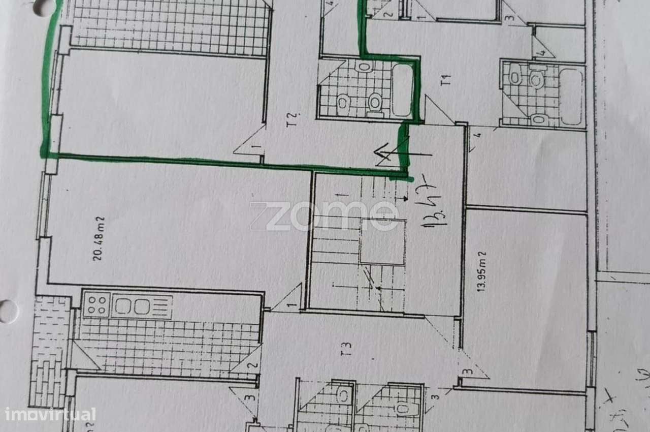 Apartamento T2 totalmente remodelado em São Lázaro - Braga-23