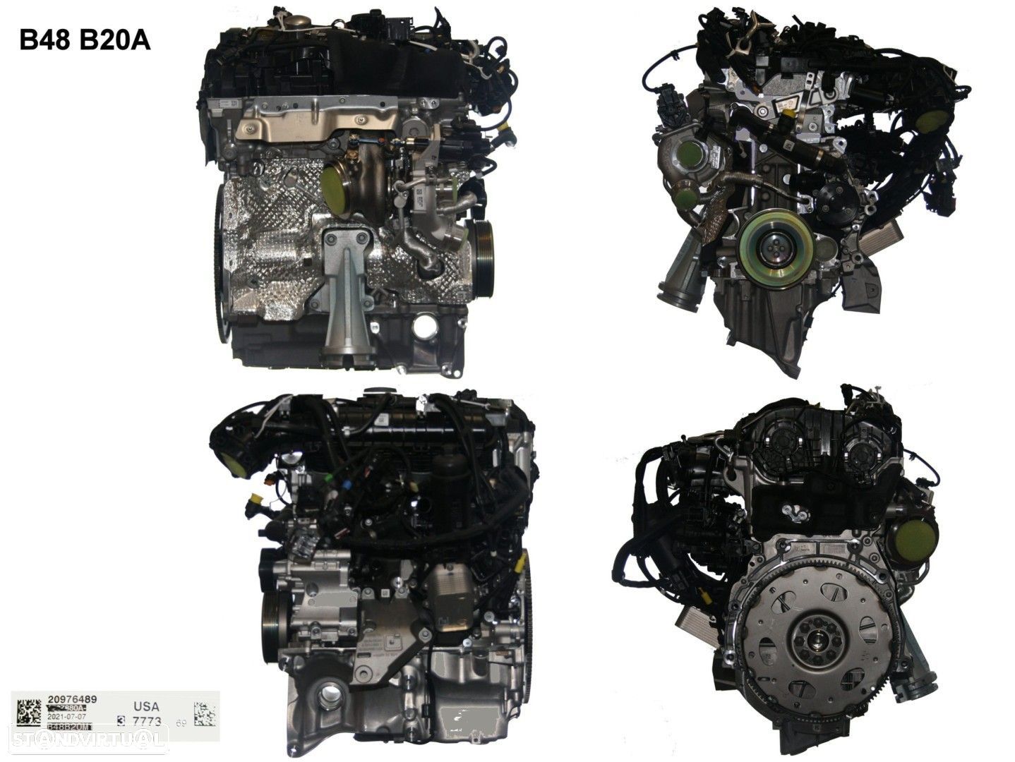 Motor Completo  Novo BMW 3 (G20) 320i xDrive B48B20A - 1