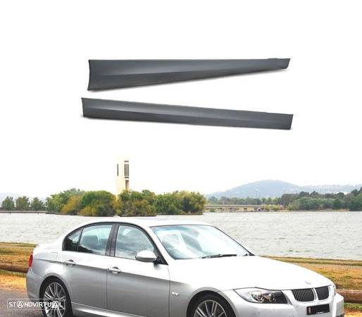 KIT CARROÇARIA LOOK M3 PARA BMW E91 05-08 COM PDC + LAVA FAROS - 5