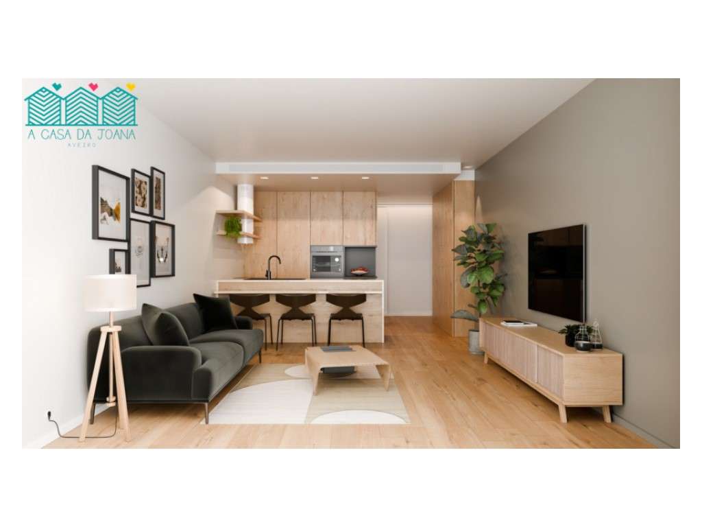 Apartamento T2 com Lugar de Garagem em Aveiro - Grande imagem: 2/15