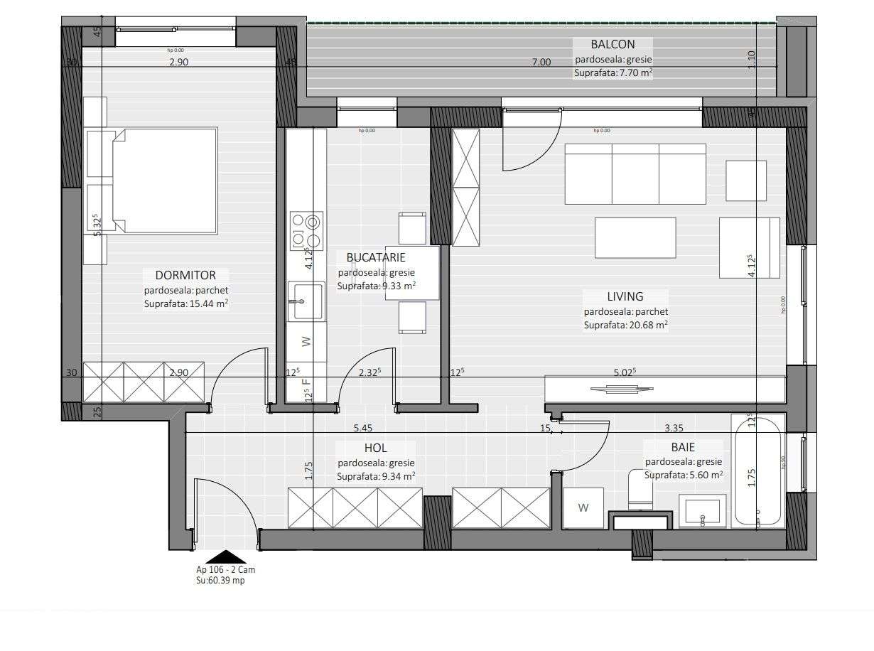 2 camere Decomandat *Geam la baie * zona M.Viteazu - Imagine principală: 3/5