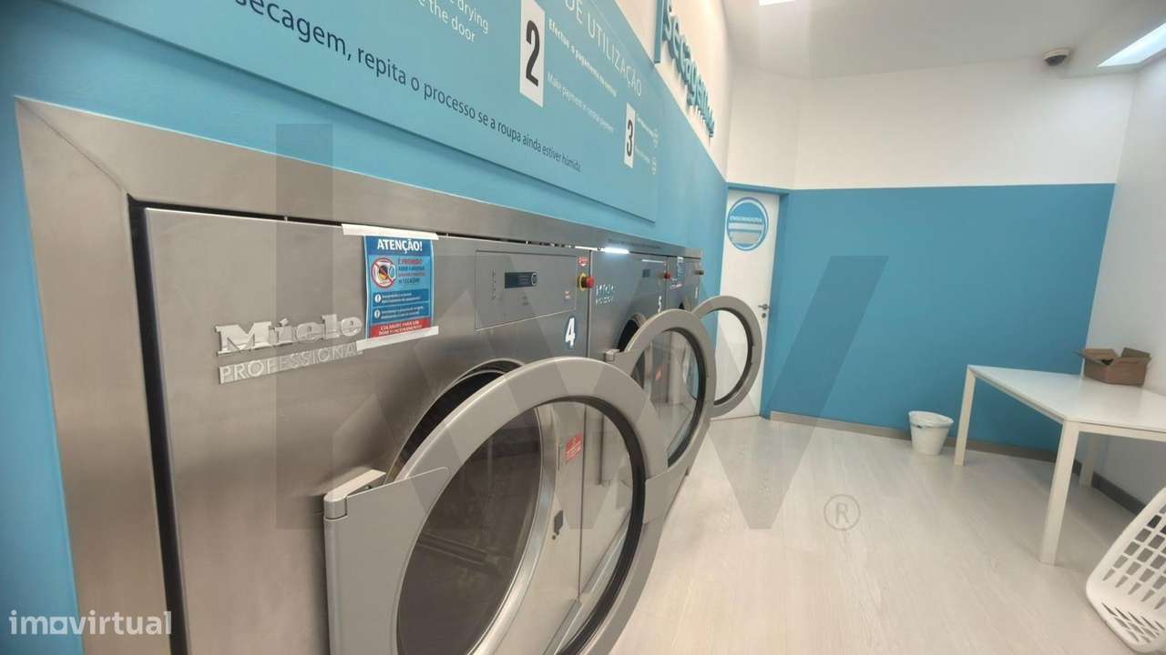 Loja com lavandaria em funcionamento e espaço de escritório, totalment - Grande imagem: 2/6